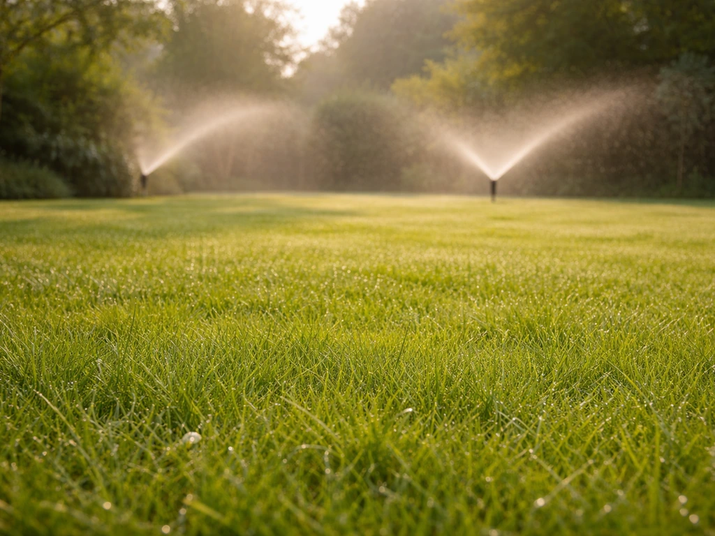 Gras water geven in de zon: beste tijd en hoeveelheden